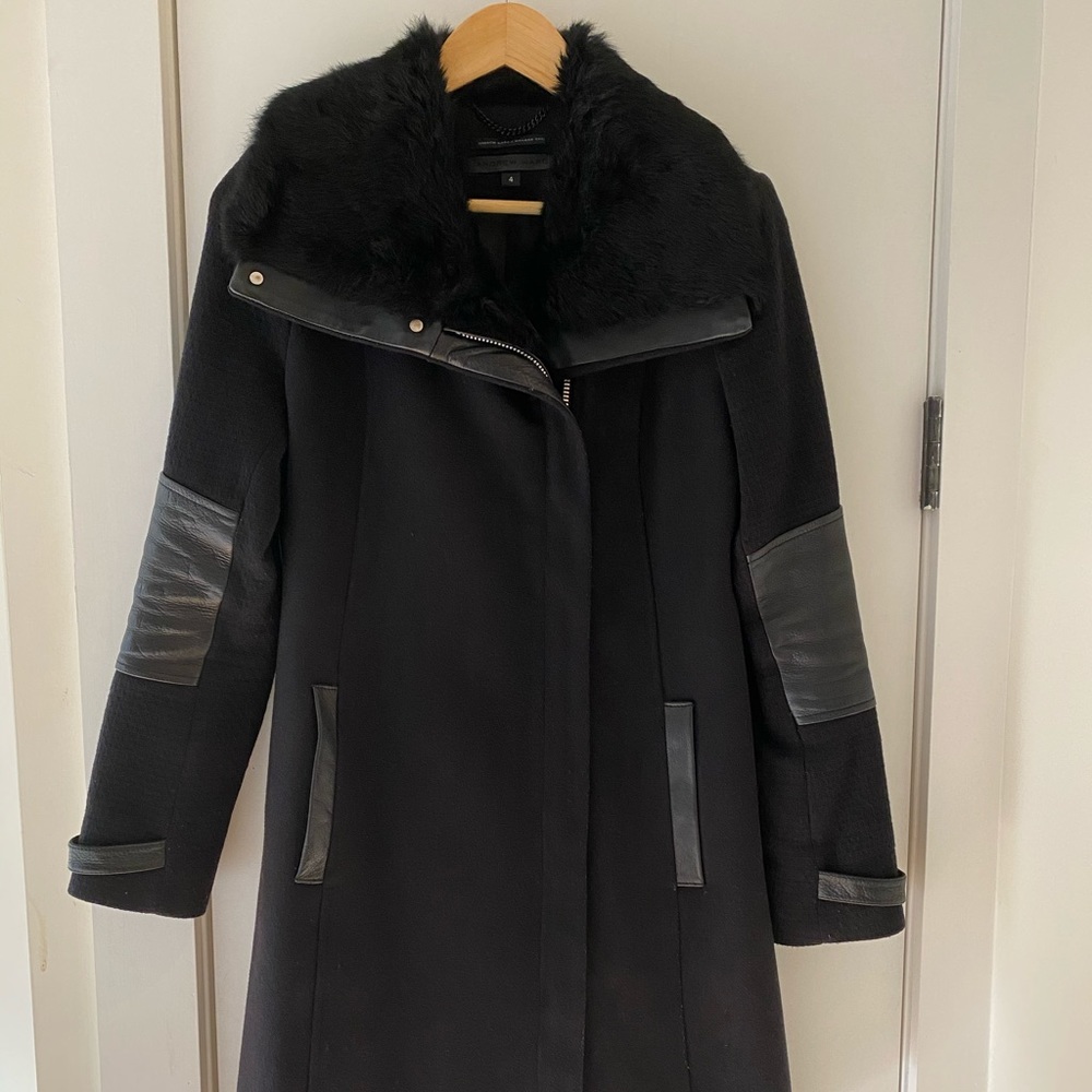 Andrew Marc 'Mara' Wool Coat